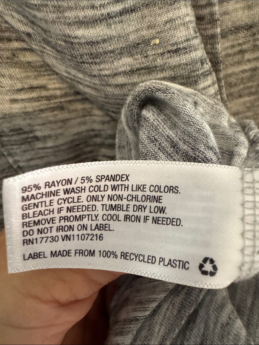 EUC Merona XL Heather Gray Soft Knit Top/Shacket So Soft! Button down Pockets - Picture 8 of 8